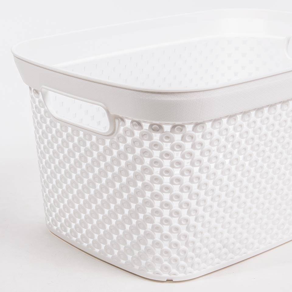 Cesto DIAMOND Branco 10L