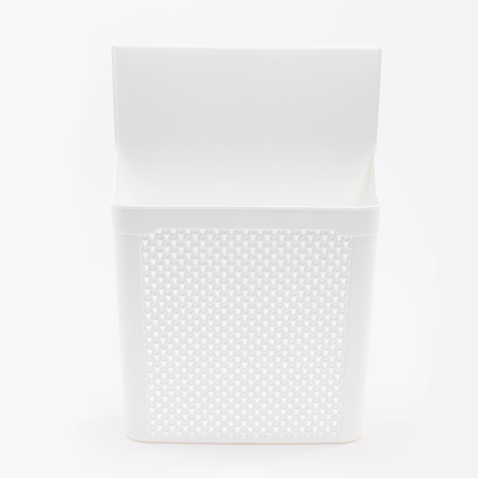 DIAMOND White Door Basket 23.5x9x34cm