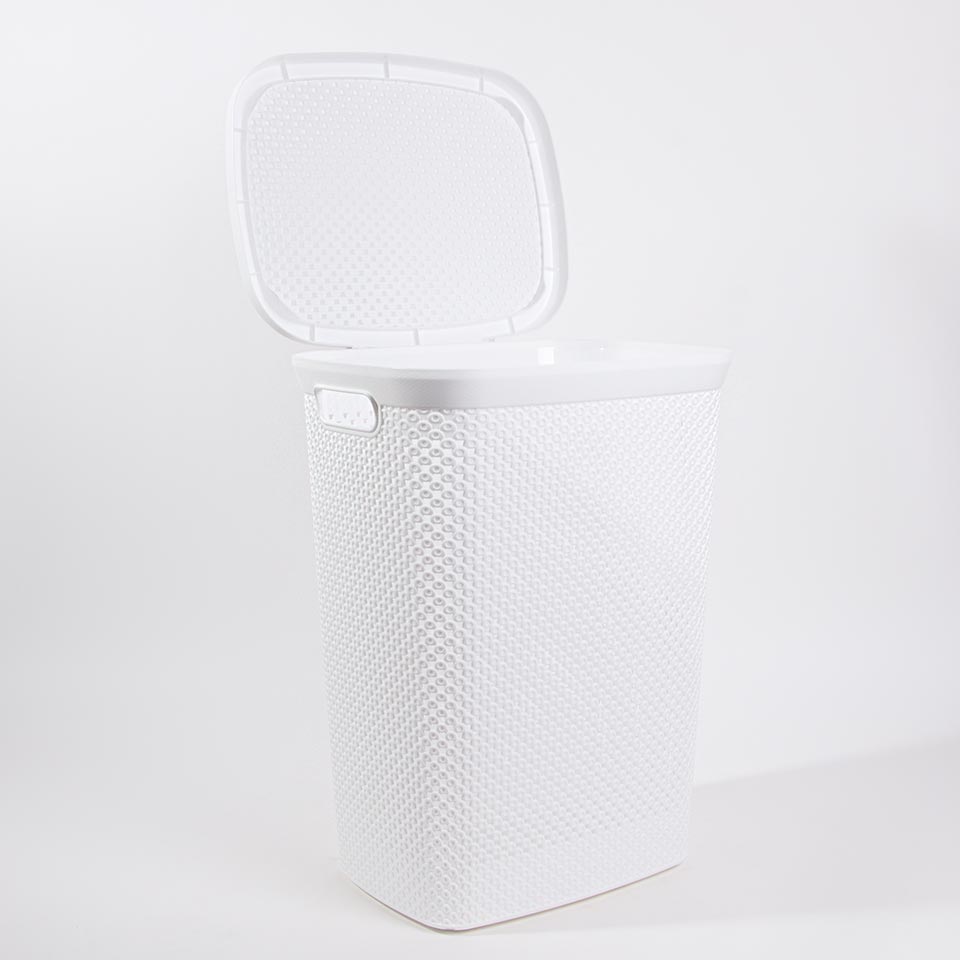 Cesto de Roupa DIAMOND Branco 38L