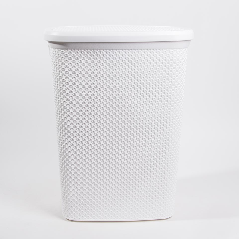 Cesto de Roupa DIAMOND Branco 38L