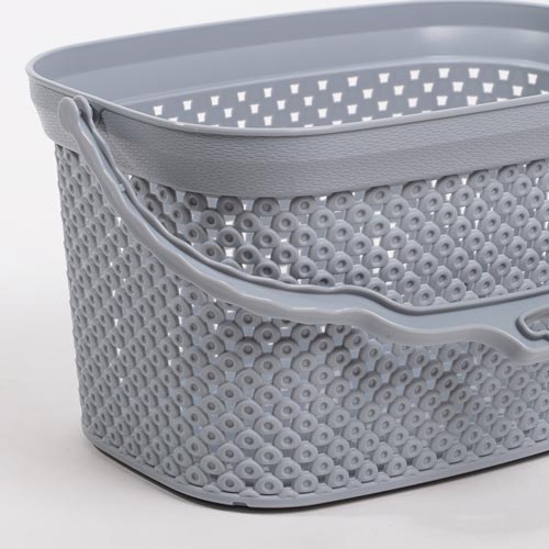 Cesto para Molas da Roupa DIAMOND Cinza 2.5L