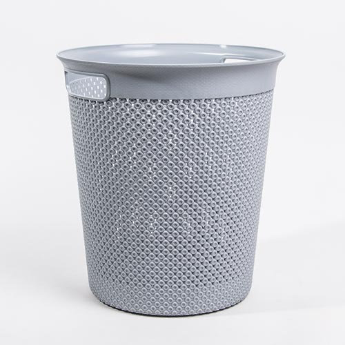 Cesto para Papeis DIAMOND Cinza 12L