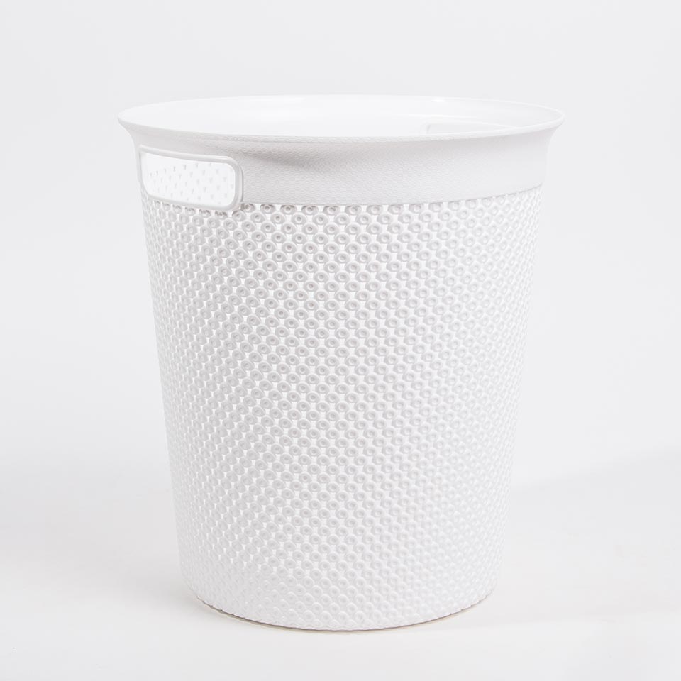 Cesto para Papeis DIAMOND Branco 12L