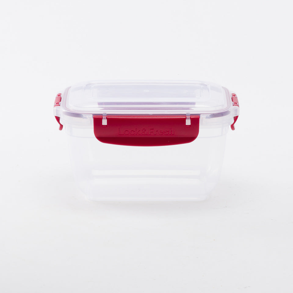 Caixa para Alimentos EUROPE Vermelho 80cl