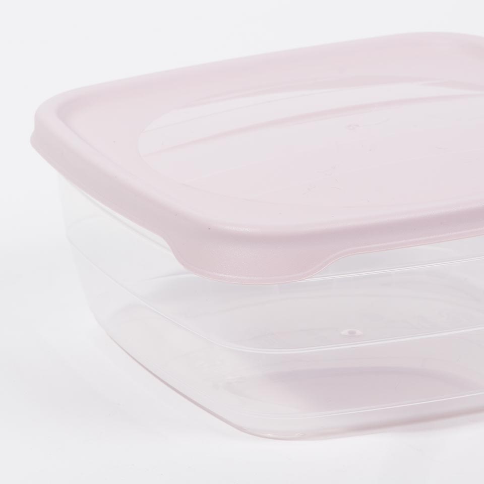 Caixa para Alimentos TREND Rosa 900ml