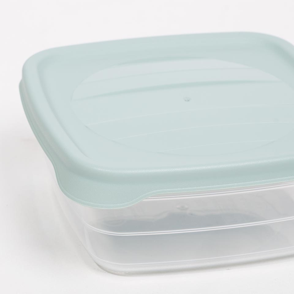Conjunto de 3 Caixas para Alimentos TREND Verde 50cl
