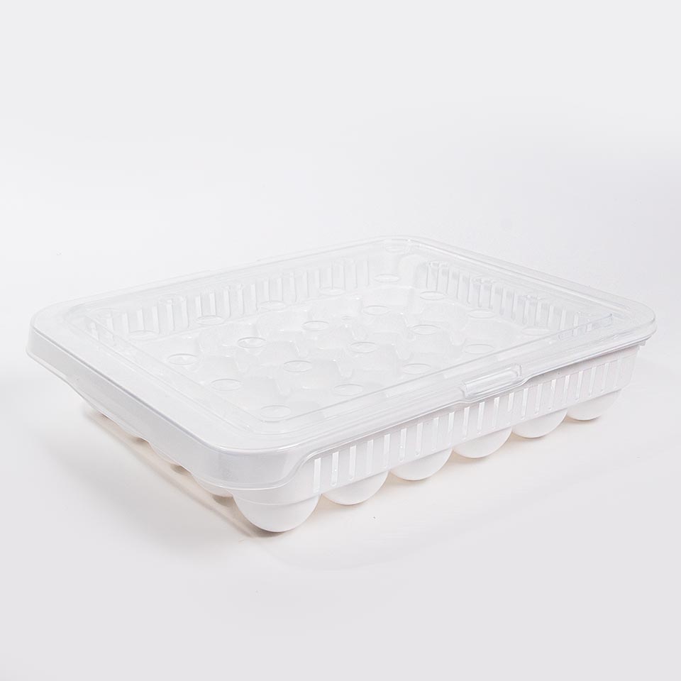 Caixa para 30 Ovos QIVRA Branco
