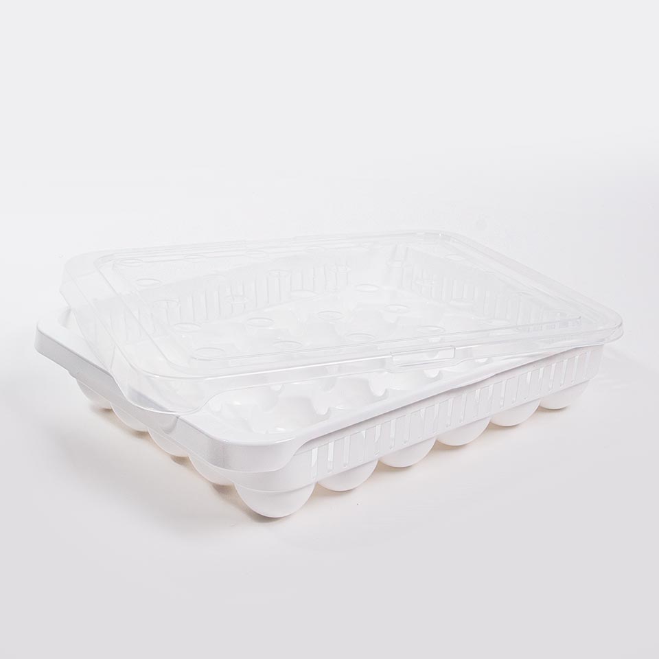 Caixa para 30 Ovos QIVRA Branco