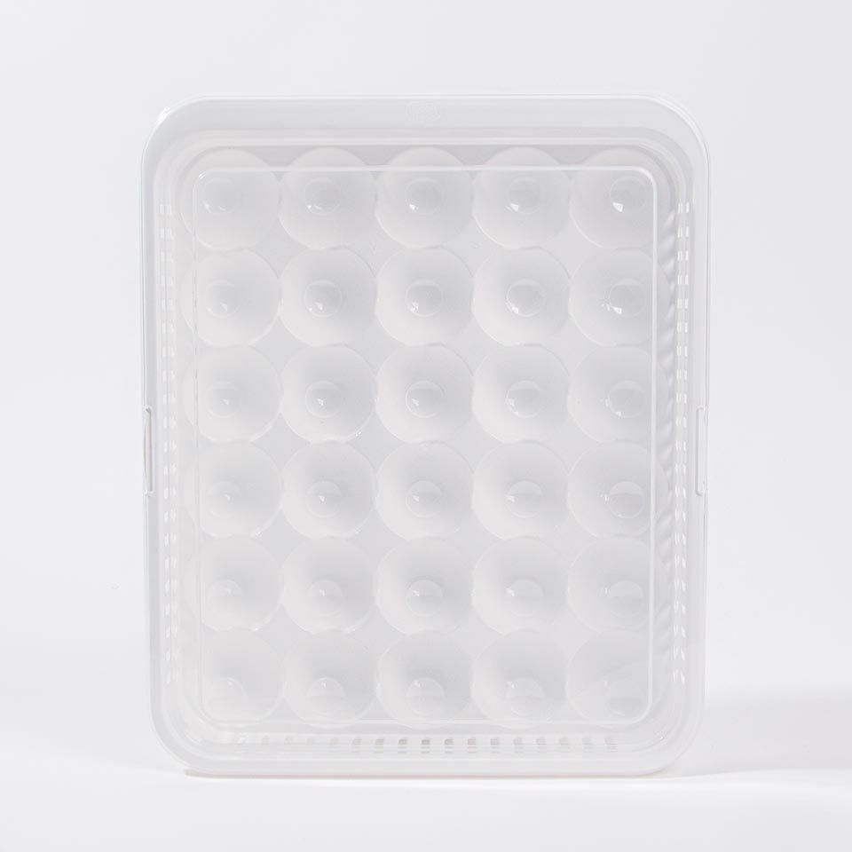 Caixa para 30 Ovos QIVRA Branco