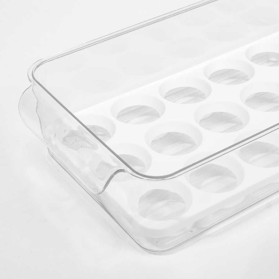 Caixa Organizadora com Tampa para 18 Ovos FRESHNESS