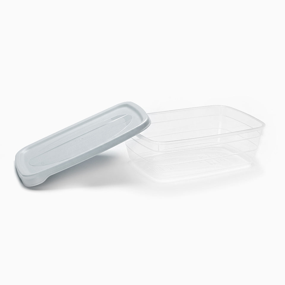 Set of 3 TREND Gray Food Boxes 30cl
