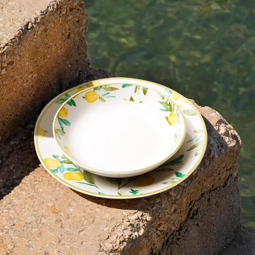 LEMON 18-piece dinnerware set