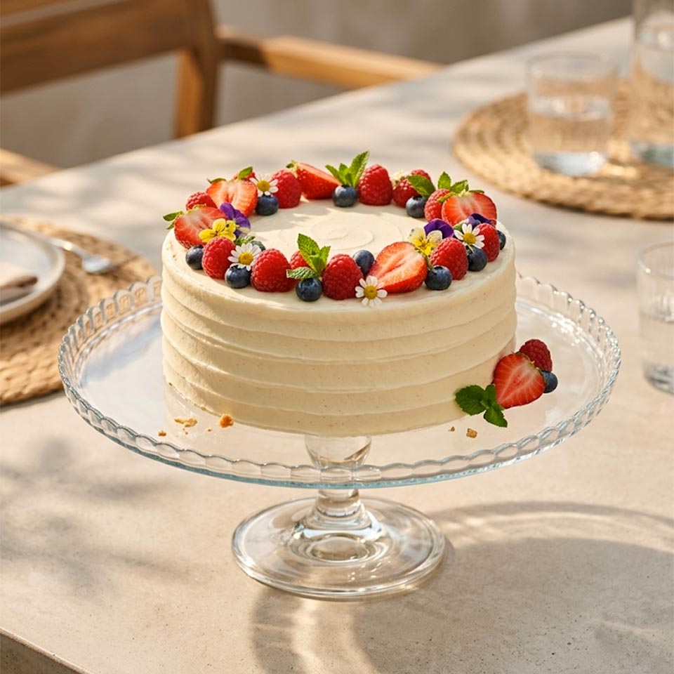 Prato para Bolos PATISSERIE com pé D.32,5cm