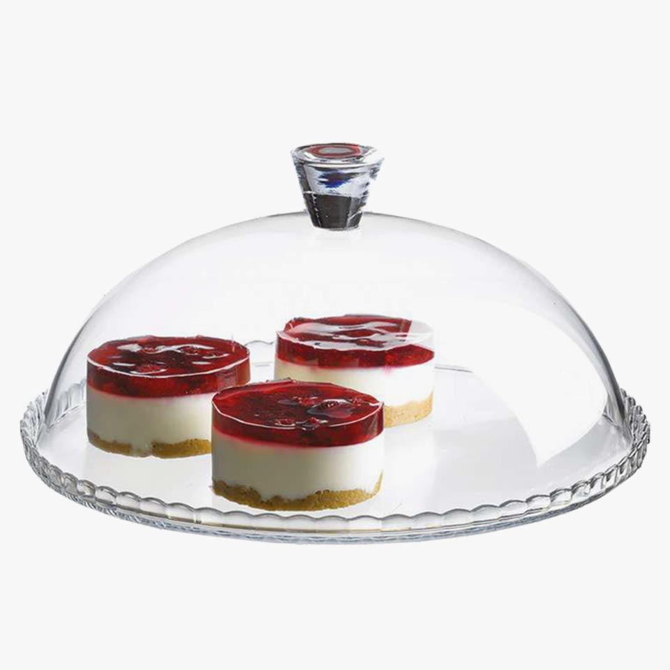Prato para Bolos PATISSERIE com Cúpula D.32,5cm
