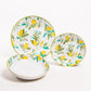 LEMON 18-piece dinnerware set