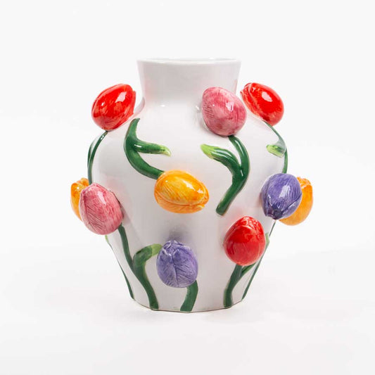 VETRO BUTTIGLIA Vase Gray D.24x40cm