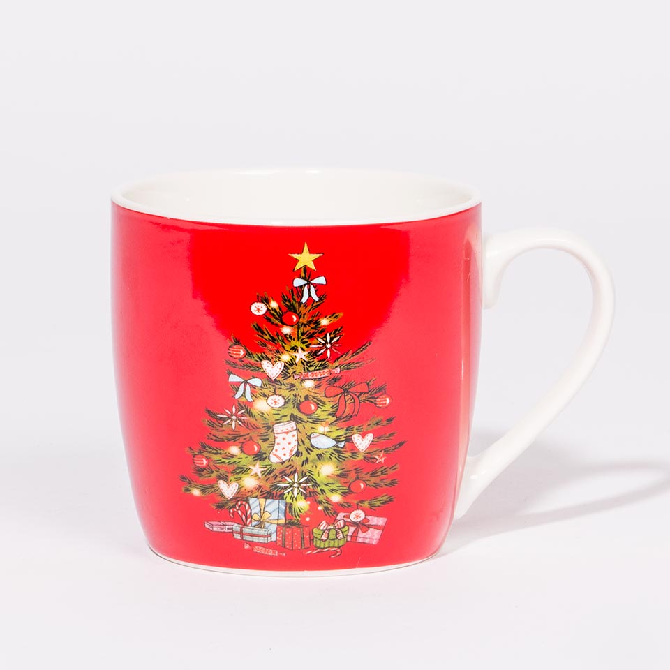 Conjunto de Caneca e Tigela NAVIDAD Árvore de Natal