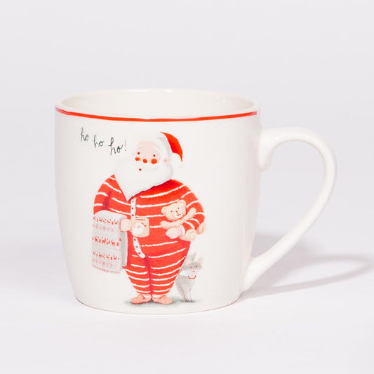 Conjunto de Caneca e Tigela NAVIDAD Ho Ho Ho