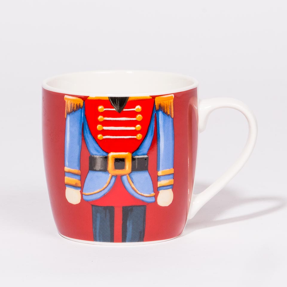 Conjunto de Caneca e Tigela NAVIDAD Soldadinho