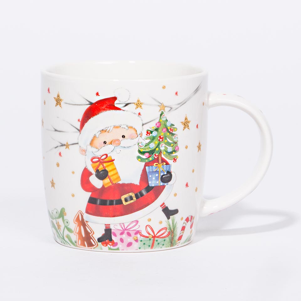 Conjunto de Caneca e Óculos XMAS STAR Pai Natal