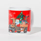 Caneca FELIZ NATAL Pai Natal na Carrinha