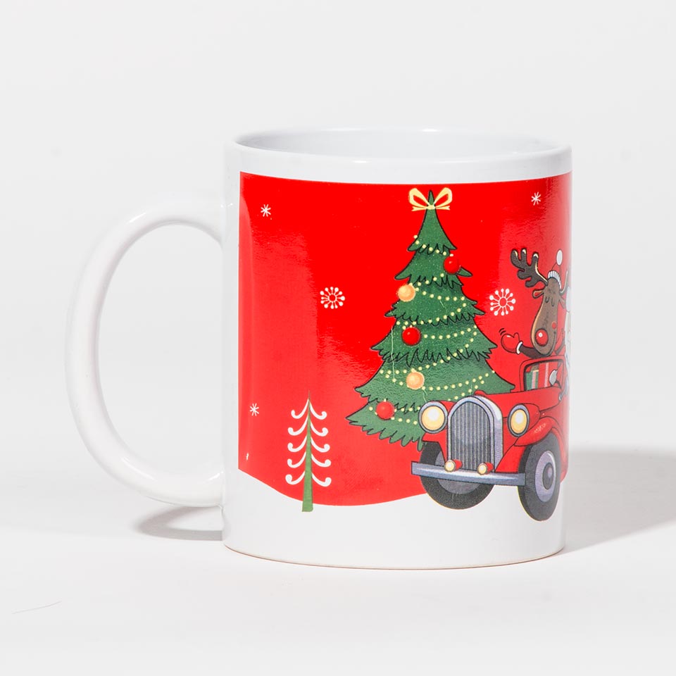 Caneca FELIZ NATAL Árvore de Natal