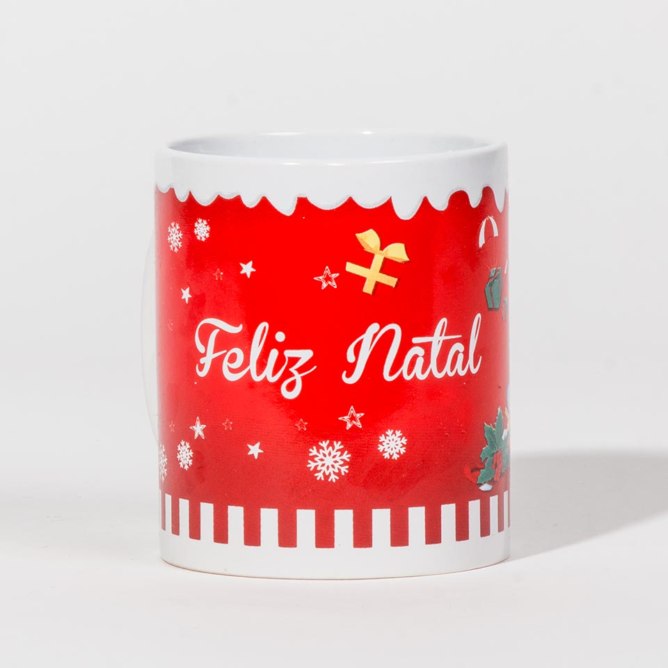 Caneca de Natal RED Boneco de Neve