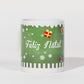 Caneca de Natal GREEN Boneco de Neve