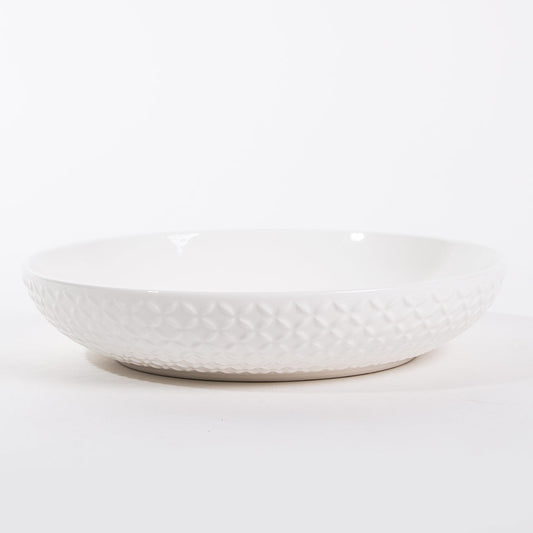 Prato Para Massa PRISM Branca D.22cm
