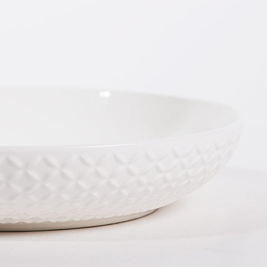 Prato Para Massa PRISM Branca D.22cm