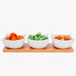 Set para Aperitivos STRIA Branco