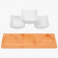 Set para Aperitivos STRIA Branco