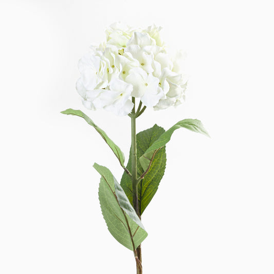 Artificial Flower White HYDRANGESIA H.93cm