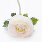 Artificial Flower PEONY White and Lilac 54cm