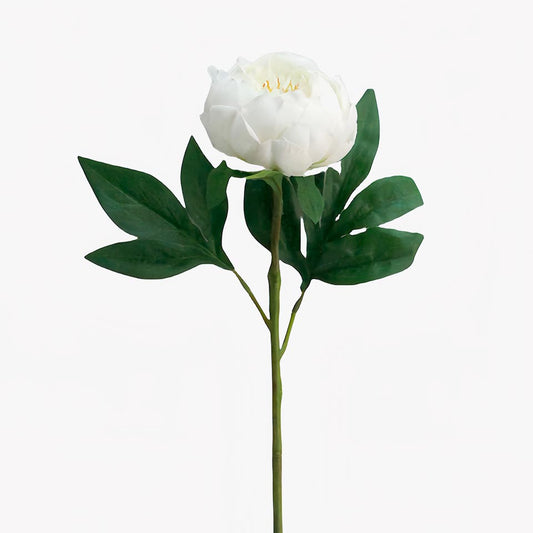 Artificial Flower PEONY White H.58cm