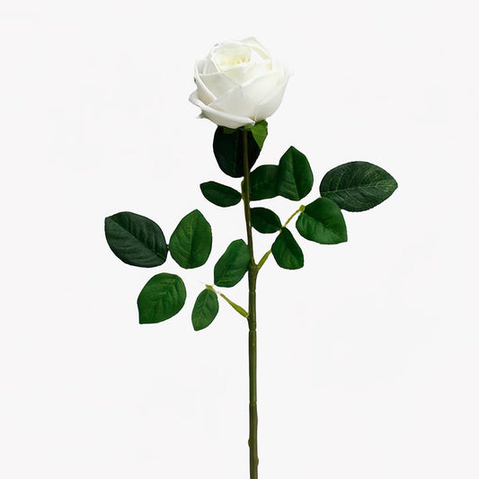 Flor Artificial ROSA Branco A.61cm