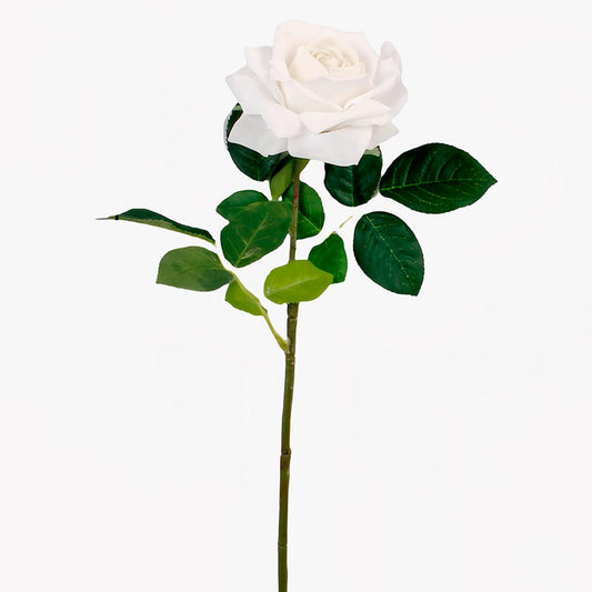 Artificial Flower White ROSE H.60cm