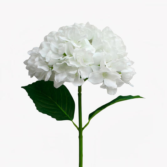 Flor Artificial HORTÊNCIA Branco A.47cm