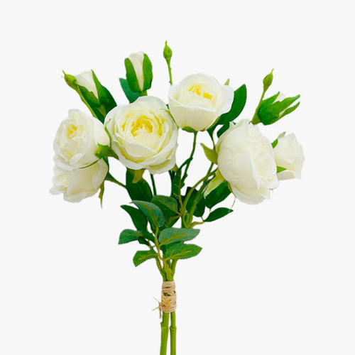 Bouquet Artificial de ROSAS Brancas A.40cm