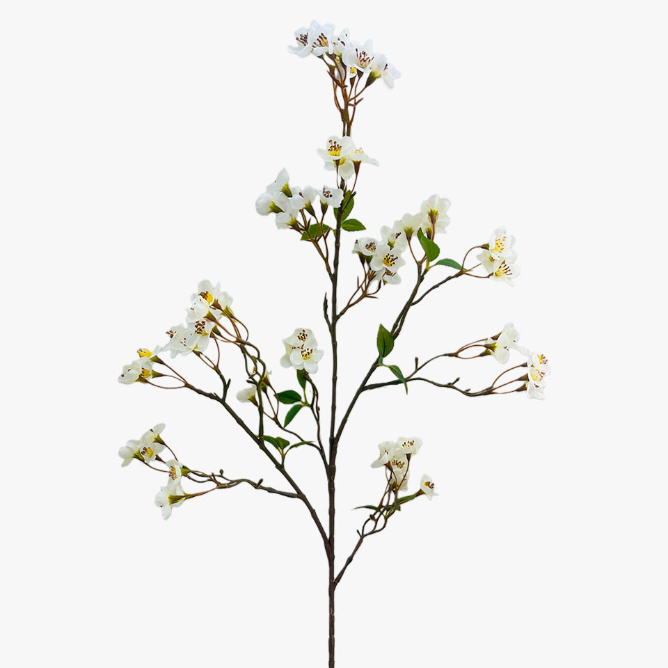 Flor Artificial de CEREJEIRA Branco A.95cm