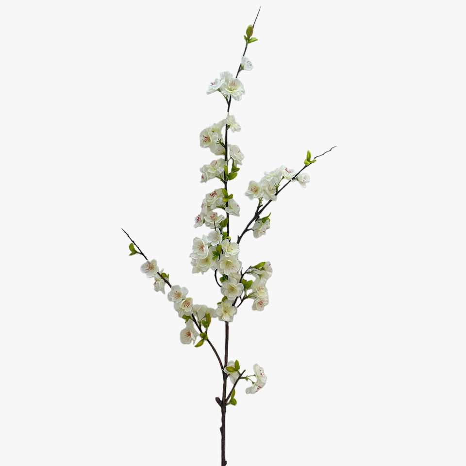 Flor Artificial de CEREJEIRA Branco A.126cm