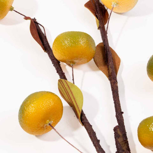 Ramo Artificial Tangerinas A.80cm