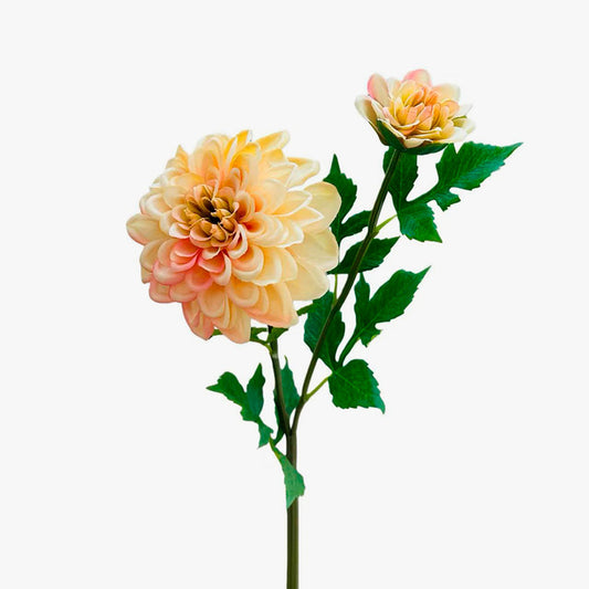 Flor Artificial DÁLIA Laranja Claro A.66cm