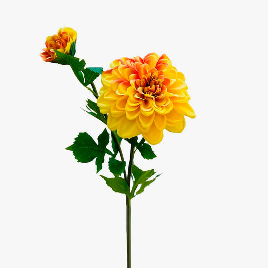 Flor Artificial DÁLIA Laranja A.66cm