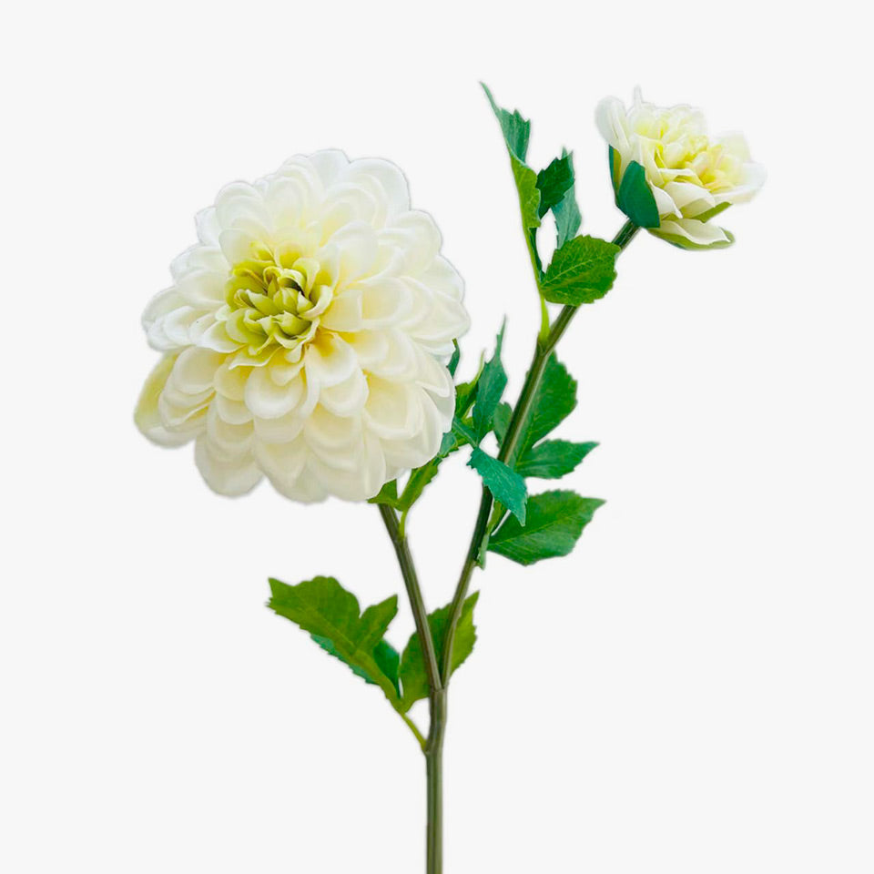 Flor Artificial DÁLIA Branca A.66cm
