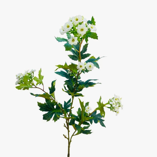 Ramo de Flor Artificial ESPIREIA Branco A.77cm