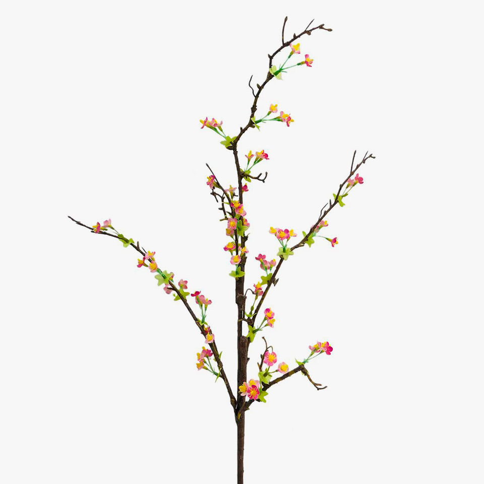 Ramo de Flor Artificial AMENDOEIRA Rosa A.90cm