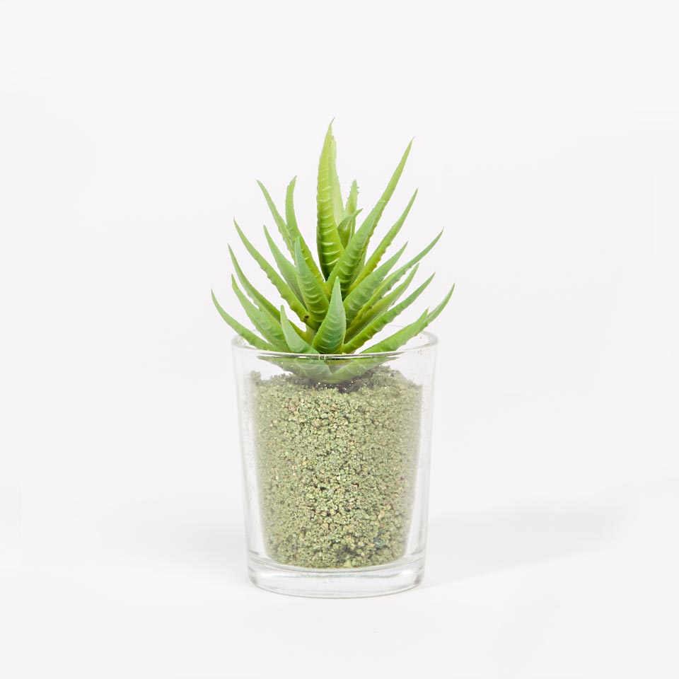 Planta Artificial SUCULENTA A.13cm