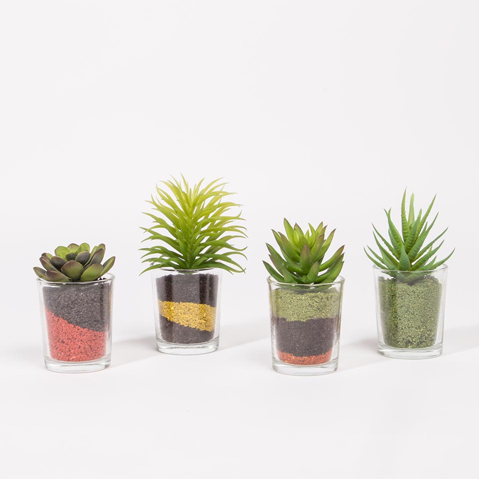 Artificial SUCCULENT Plant H.13cm