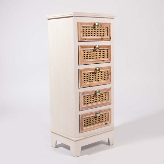 RUSTIC ELEGANCE chest of drawers 40x30x94cm